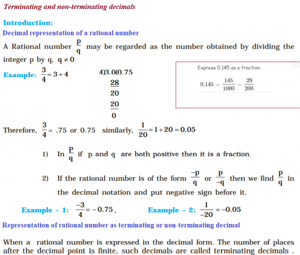 6.4 Terminating and non-terminating decimals - MicroMerits Online ...